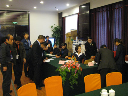 訂貨現(xiàn)場